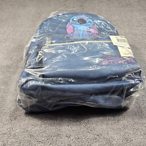 Disney Stitch Mini Backpack Kids Blue NEW Difuzed 240822347 Lilo & Stitch Bag - Picture 7 of 7